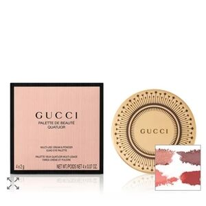 Gucci Mirror And Multi-Use Cream Quad Palette Retail $89 Nib